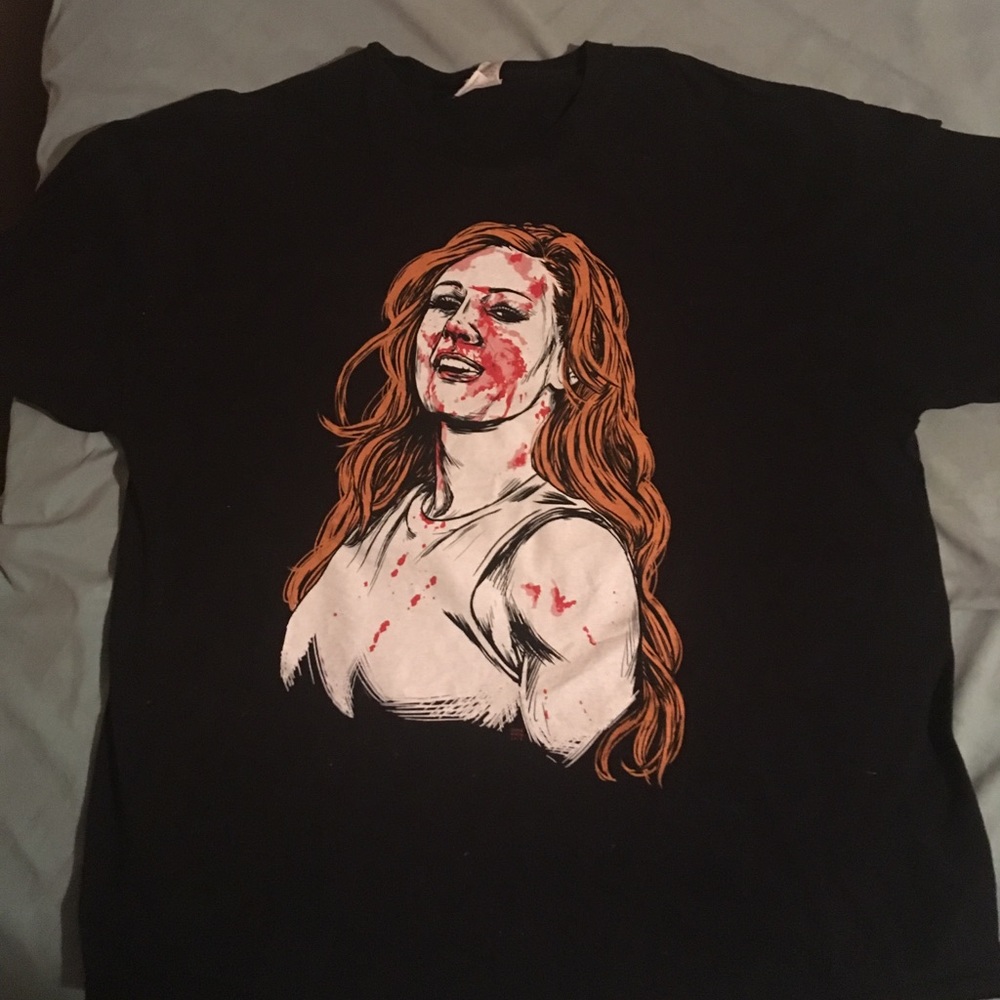 Becky Lynch The Man Bloody Face Shirt